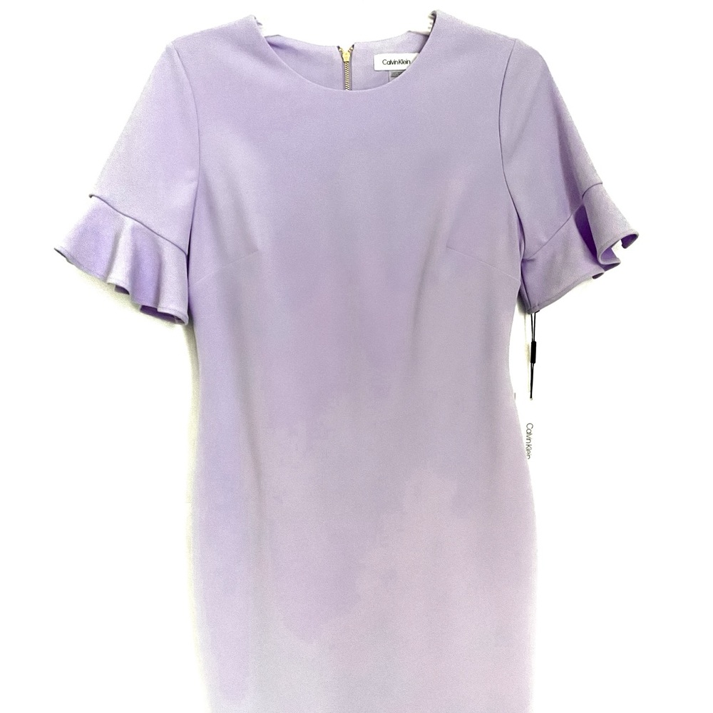 Calvin Klein purple dress